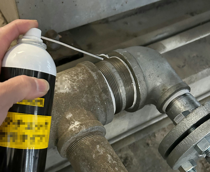 ガス配管リークテスト