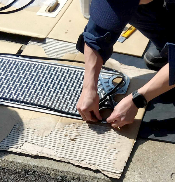 パッキン取替作業