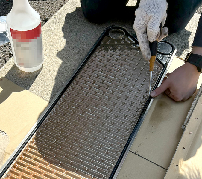 パッキン取替作業