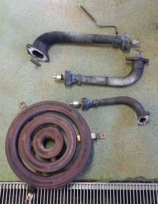 ガス釜バーナー整備