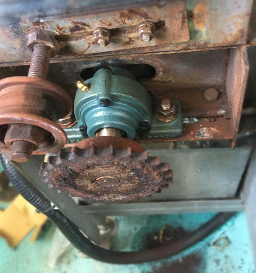 部品交換作業後