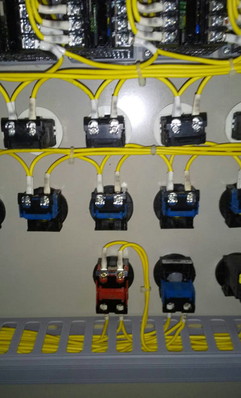 制御盤配線扉側