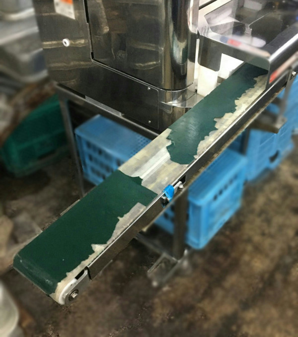 ベルトコンベア修繕前