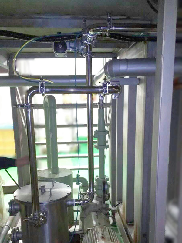 サニタリー配管変更工事