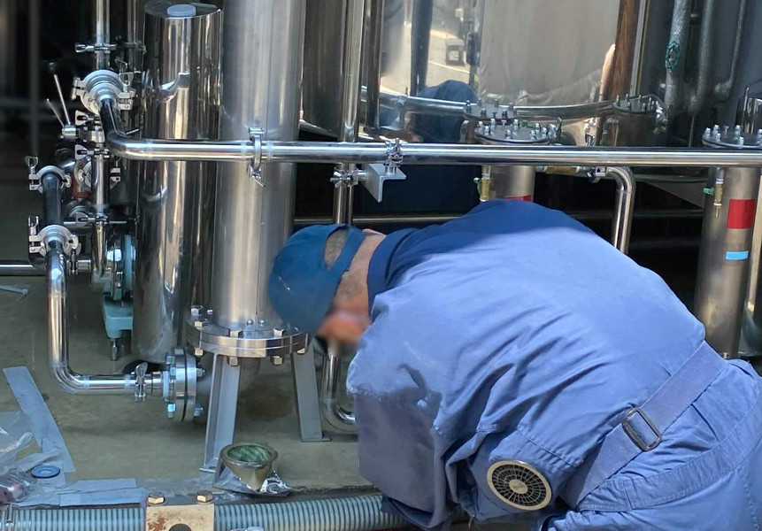 サニタリー配管改造