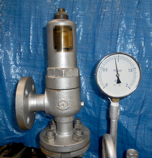 安全弁リークテスト