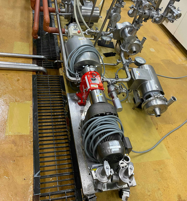 ロータリーポンプ交換後