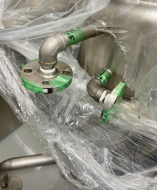 サニタリー配管接続