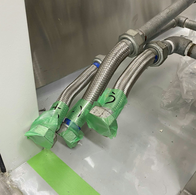 サニタリー配管接続