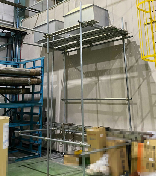 角丸ダクト取付