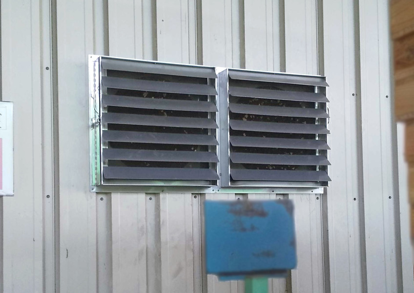 吸気部分施工後