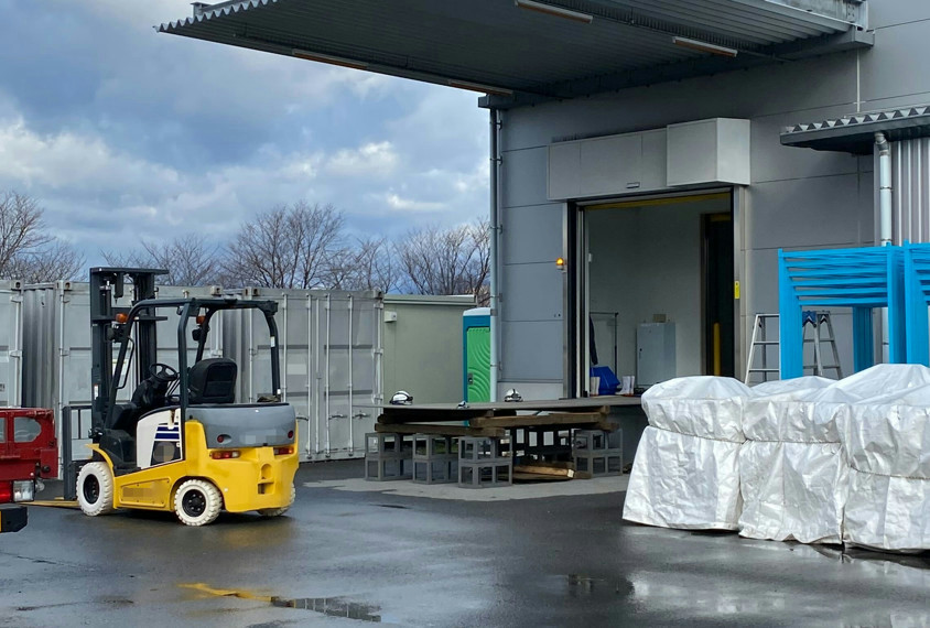 場外ステージ組立