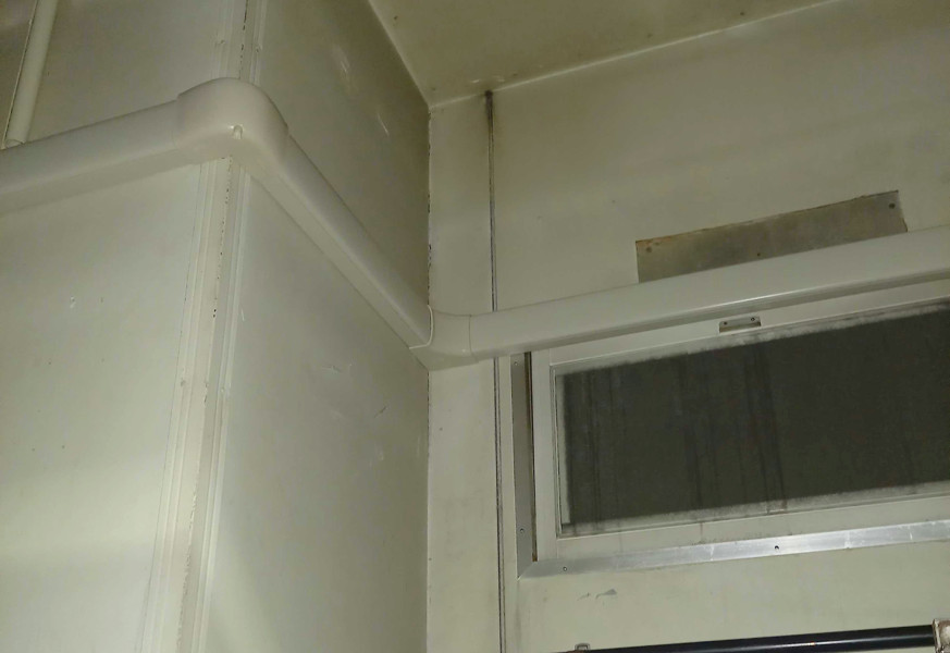 設置後ケーブル