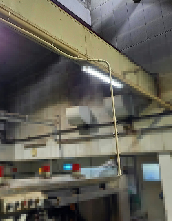 設置後ケーブル