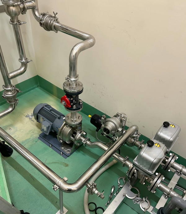 ポンプ配管接続