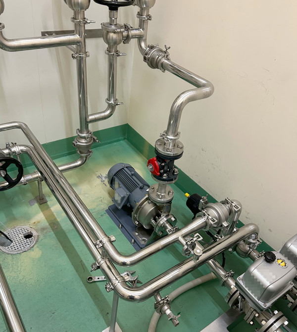 ポンプ配管接続