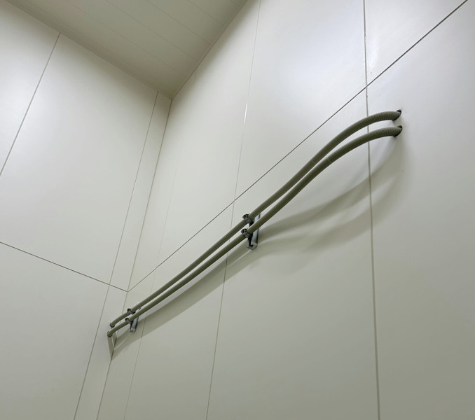 電気・エアー配管設置