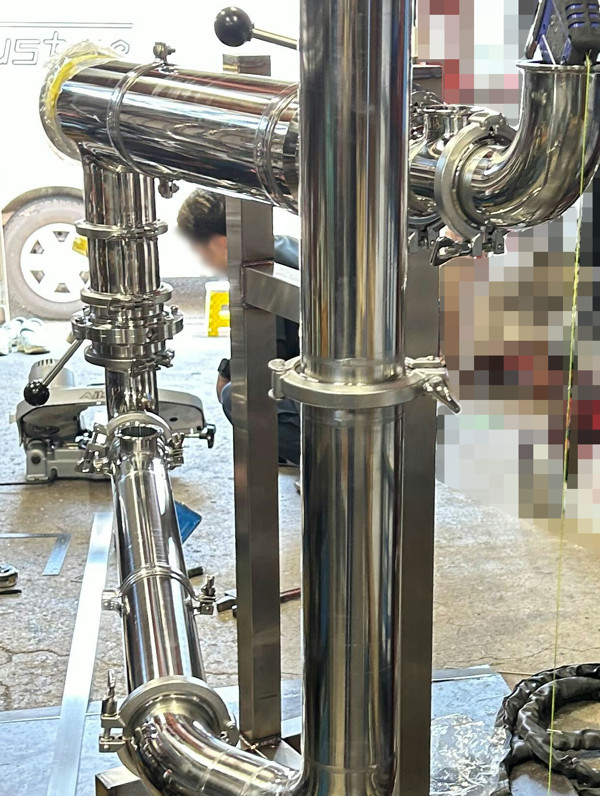 ストレーナー・配管組み立て