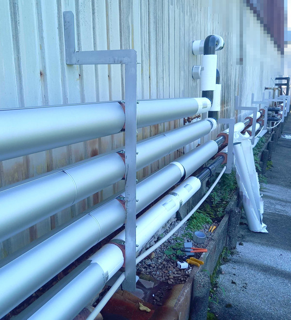 配管保温材取付