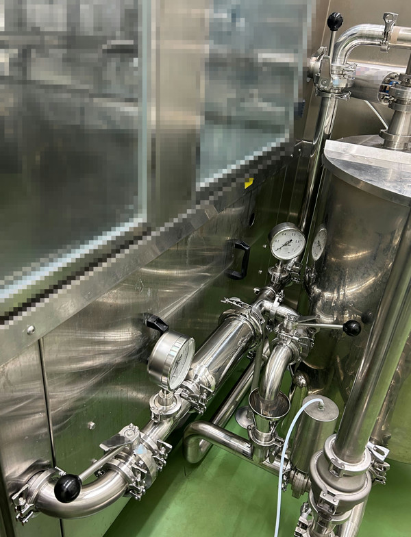 サニタリーフィルター取付