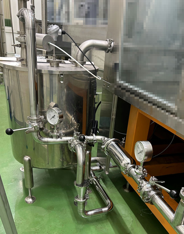 サニタリーフィルター取付